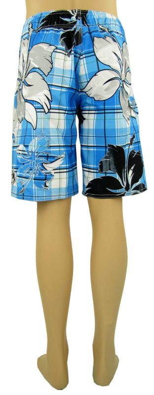 Neill Badeshort Badehose Gr.152 Smithers blau Blumen  