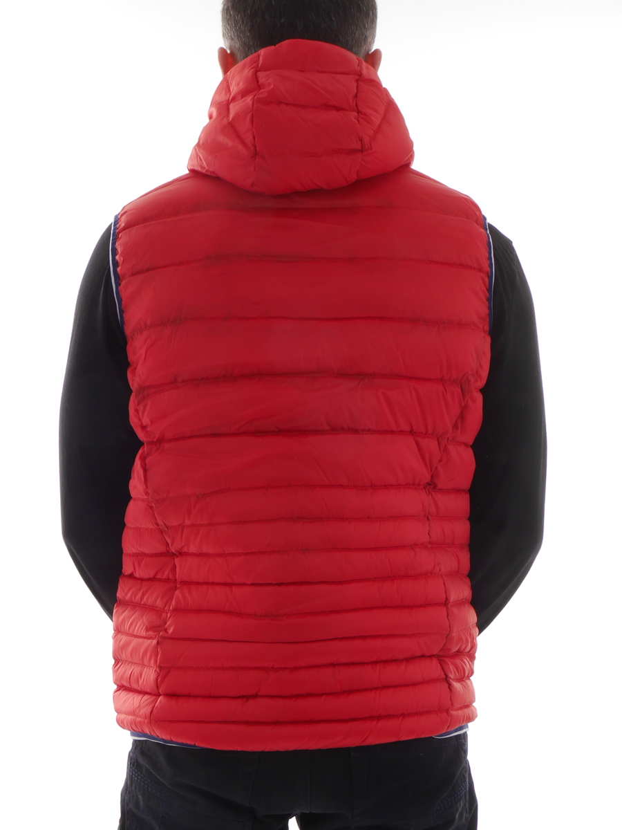 CMP down Vest Functional Vest Bodywarmer Red Teflon Hood | eBay